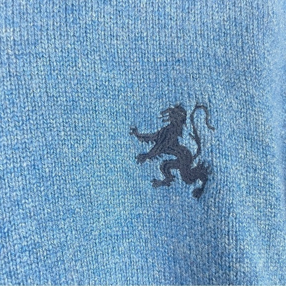 Vintage Glenhusky of Scotland Large Shetland Wool Sweater Crewneck Jumper Winter - Picture 4 of 10